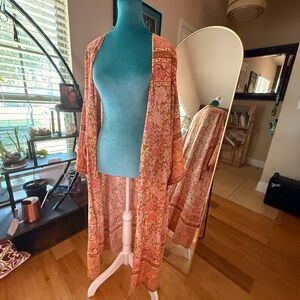 Rusttydustty Boho Kimono Duster - Size XL